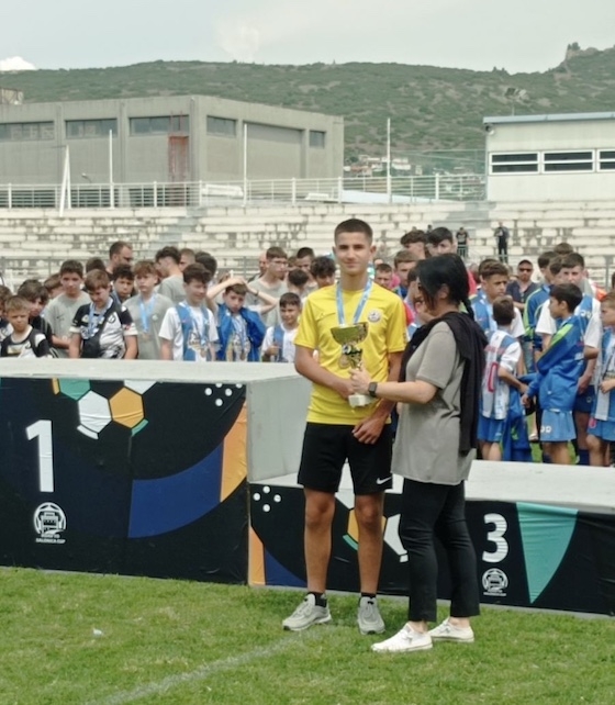 Ο Σάββας Τσελιπιώτης, παίκτης του Αστέρα Θράκης.