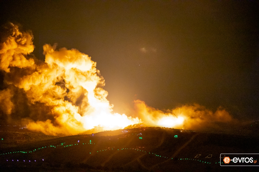 «Νυχτερινή Aστραπή 21»: Κόλαση πυρός στην τελική φάση της άσκησης «Παρμενίων» στον Έβρο (vid & pic)