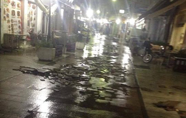 Ζημιές από τα ακραία καιρικά φαινόμενα και την έντονη βροχόπτωση.