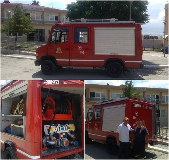 Νέο πυροσβεστικό όχημα απέκτησε το Εθελοντικό Πυροσβεστικό Κλιμάκιο Φερών