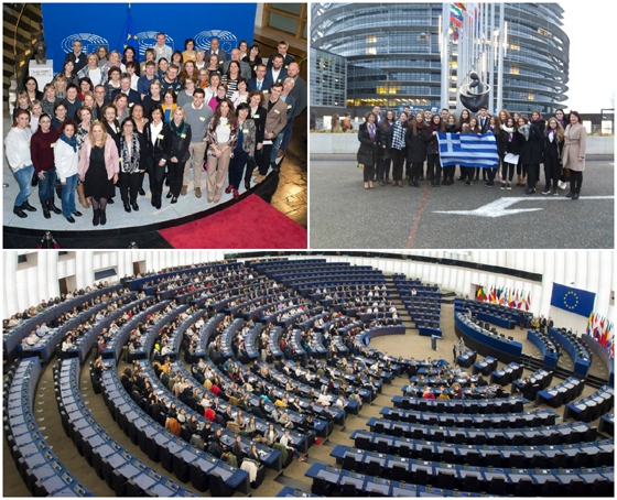 Το ΓΕΛ Σουφλίου στο Στρασβούργο.