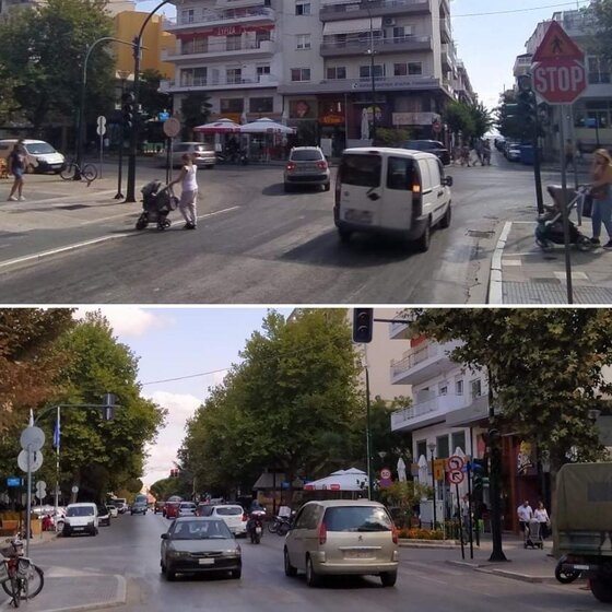 Εκτός λειτουργίας φανάρια στο κέντρο της Αλεξανδρούπολης