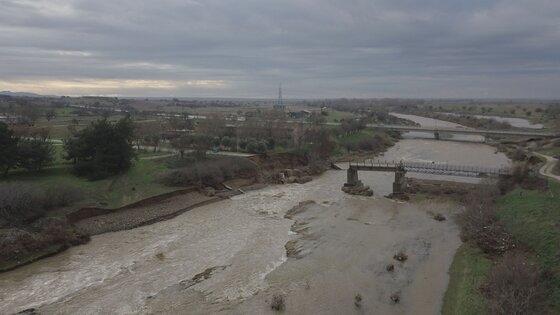 Φωτογραφία από την Γέφυρα στα Λουτρά Τραϊανούπολης