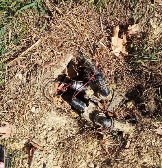 Κάπως έτσι κατέληξαν σε λιγότερο από μια ημέρα τα καινούργια συστήματα αυτόματου μηχανισμού ποτίσματος.