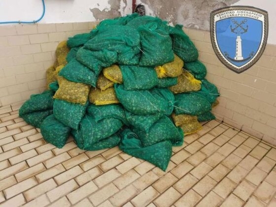 Συλλήψεις για λαθρεμπορία ποσότητας δίθυρων μαλακίων (οστράκων) με σκοπό την πώληση - εμπορία τους στην Αλεξανδρούπολη