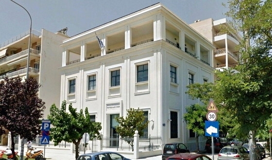 Το κτίριο της Τράπεζας Ελλάδος στην παραλιακή λεωφόρο της Αλεξανδρούπολης