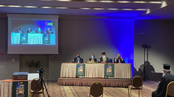 Στιγμιότυπο από το συνέδριο που πραγματοποιήθηκε τη Δευτέρα, 27 Σεπτεμβρίου.