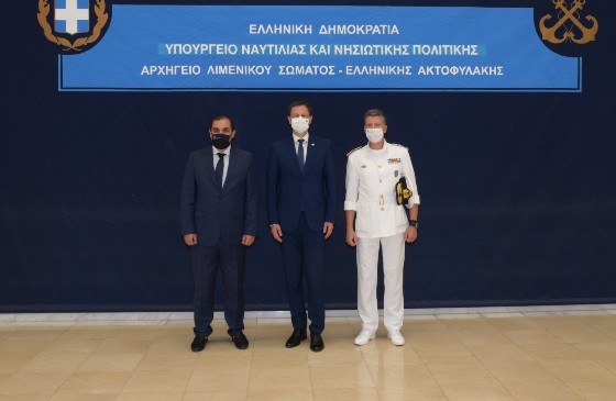 Υποδοχή Πρωθυπουργού Σλοβακίας από τον Υφυπουργό Ναυτιλίας & Νησιωτικής Πολιτικής κ. Κώστα Κατσαφάδο.