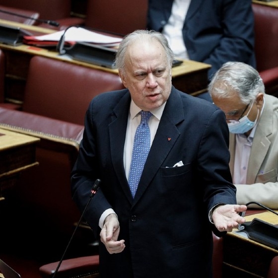 Ο τομεάρχης εξωτερικών της Κ.Ο του ΣΥΡΙΖΑ -ΠΣ Γιώργος Κατρούγκαλος.