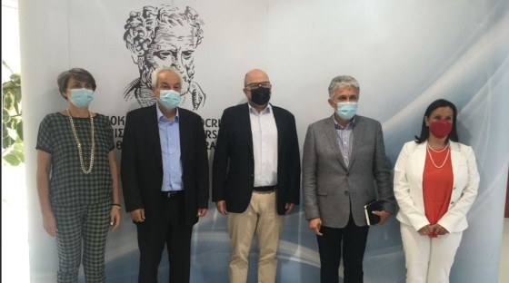 Συνάντηση στην Πρυτανεία για το φυσικό αέριο.