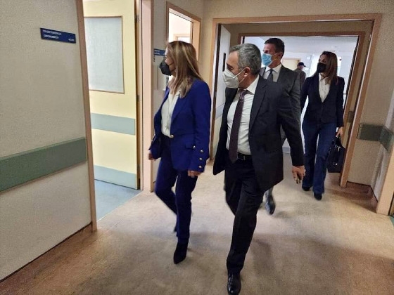 Η επίσκεψη της κ. Ζωής Ράπτη στο ΠΓΝΑ.